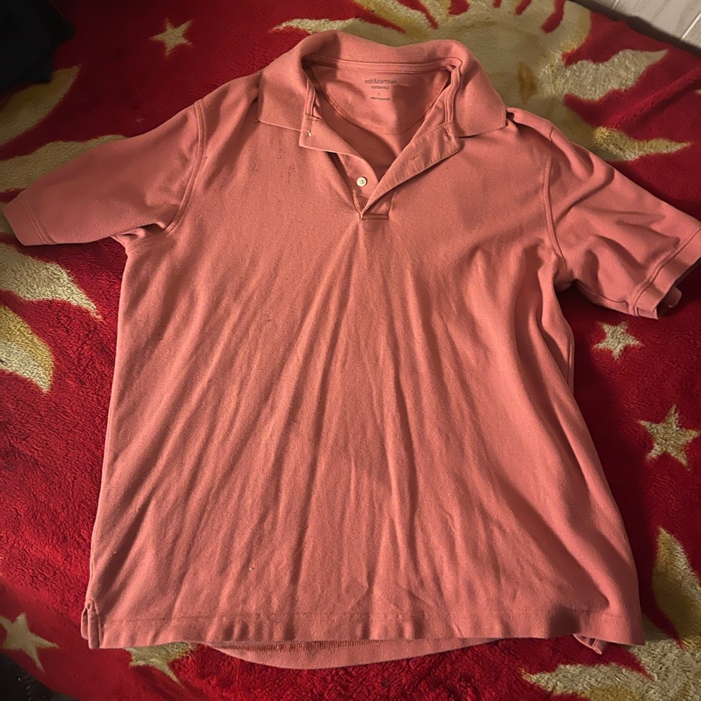 Pink polo shirt